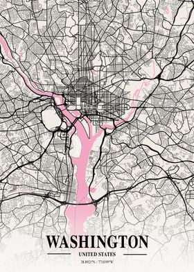 Washington Neapolitan Map