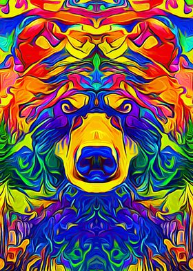 Bear Colorful