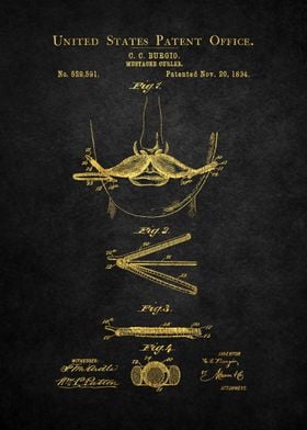 78 Mustache Curler Patent