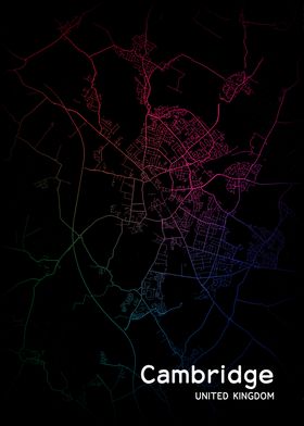 Cambridge City Map UK