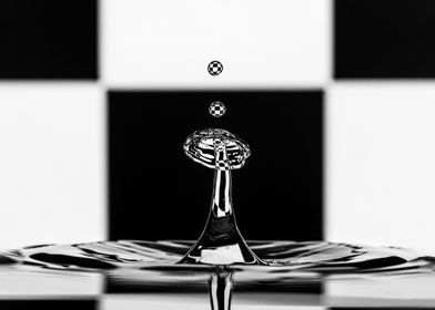 Checkered Water Drop