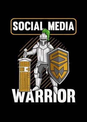 Media Warrior' Poster by Printed Memes | Displate