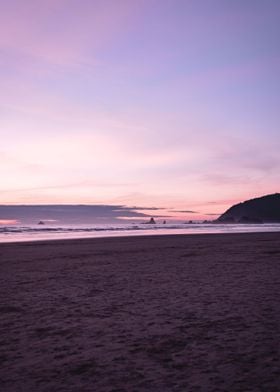 Oregon Beach Sunset Photo