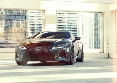 Black lexus LC500