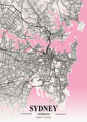 Sydney Neapolitan Map