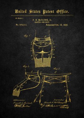 72 Garter Belt Patent