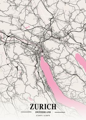 Zurich Neapolitan Map