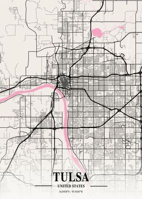 Tulsa Neapolitan Map