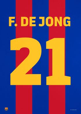 Frenkie de Jong 21 Jersey