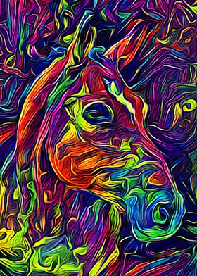 Horse Colorful 2