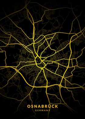 Osnabruck Germany City Map