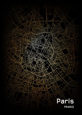 Paris City Map France