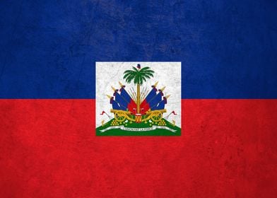 Flag of Haiti on Wall