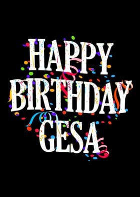 Happy Birthday Gesa