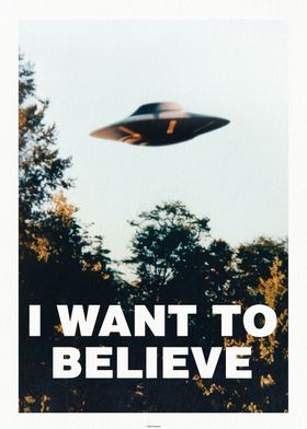 The X Files Poster I want To Believe