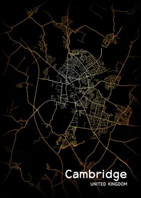 Cambridge City Map UK