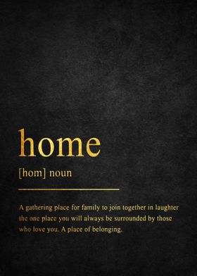 9 Home Definition Print