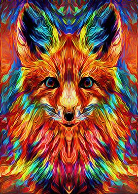 Fox Colorful