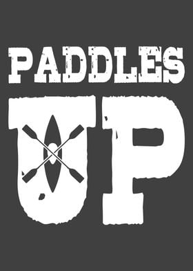 PADDLES UP Funny Kayaking