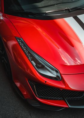 Red Lamborghini Aventador