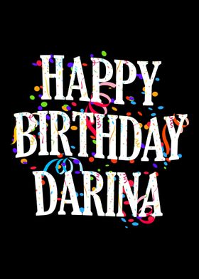 Happy Birthday Darina