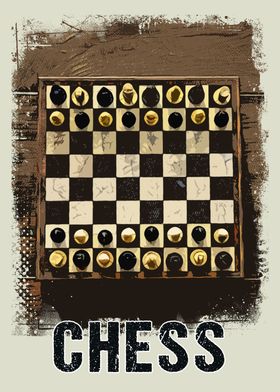 Chess Board Abstract