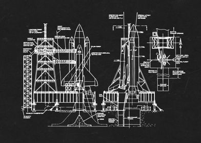 Spaceship launch pad