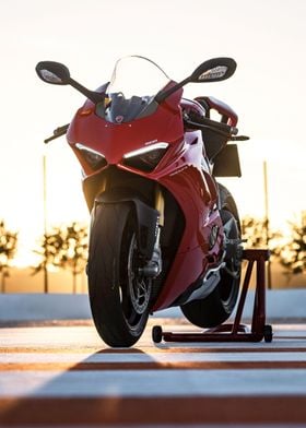 Red Ducati Panigale V4