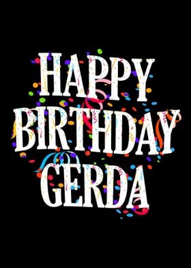 Happy Birthday Gerda