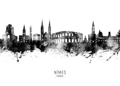 Nimes Skyline France