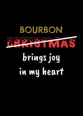 Xmas Bourbon Joy Heart