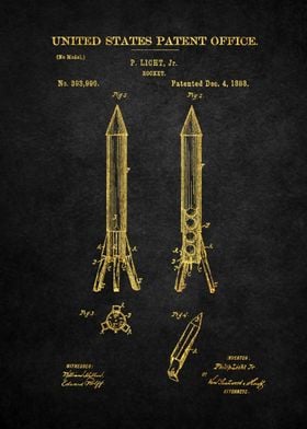 65 Rocket Patent 1888