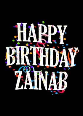 Happy Birthday Zainab