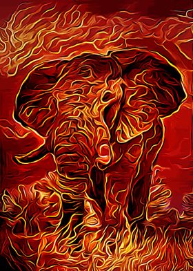 Elephant Burning