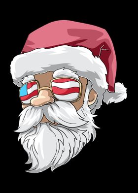 Santa Claus USA Flag