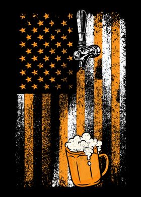 Craft Beer US Flag Brewery