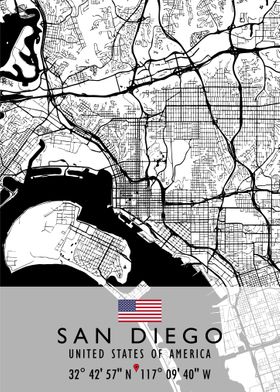 SAN DIEGO MAP USA