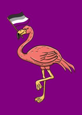 Flamingo Asexual Pride