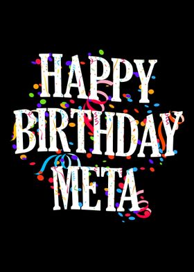 Happy Birthday Meta