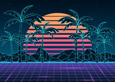 80s Loveliest Sunset v2