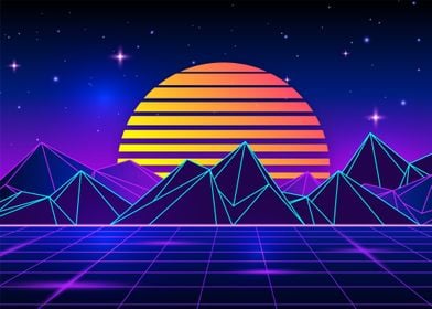 Dazzling retrowave v2