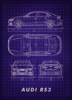 Audi RS3 Blueprint