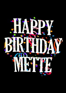 Happy Birthday Mette