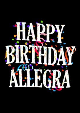 Happy Birthday Allegra