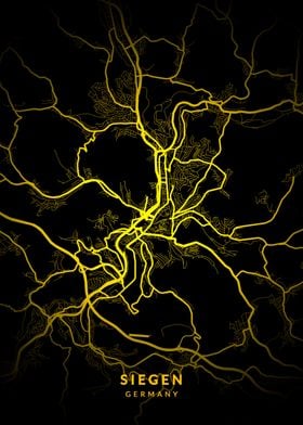 Siegen Germany City Map