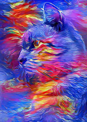 Cat Colorful