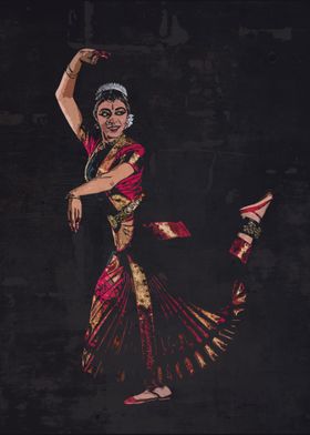 Bharathanatyam Dancer