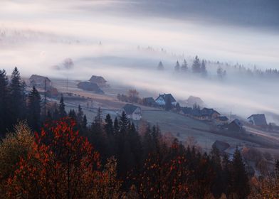 Autumn mountain landscape