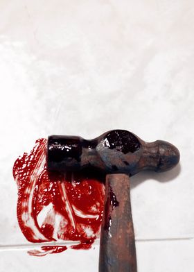 Hammer blood puddle detail