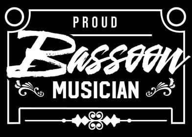 Proud Bassoon Musician